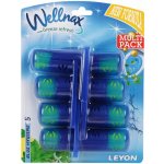 Wellnax WC závěska barvící Lemon 4 x 50 g – Zboží Dáma