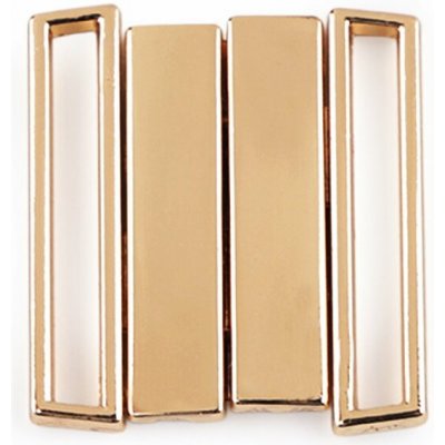 Plavkové zapínání šíře 25 mm kovové - růžové zlato – Zboží Mobilmania