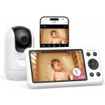 Momcozy Elektronická chůvička 5" WLAN s kamerou, 4x zoom, alarm pohybu, IR – Zboží Dáma