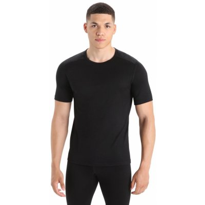 Icebreaker Mens 200 Oasis SS Crewe black