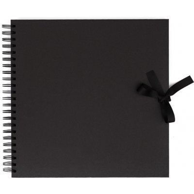 DP Craft Album kroužkové univerzální 30,5 CM X 30,5 CM SCRAPBOOK BLACK (40 Listů) – Zboží Dáma