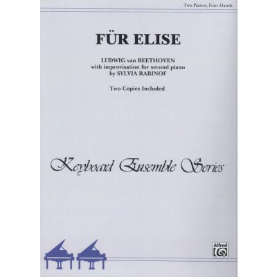 FÜR ELISE Pro Elišku by Ludwig van Beethoven / 2 klavíry 4 ruce