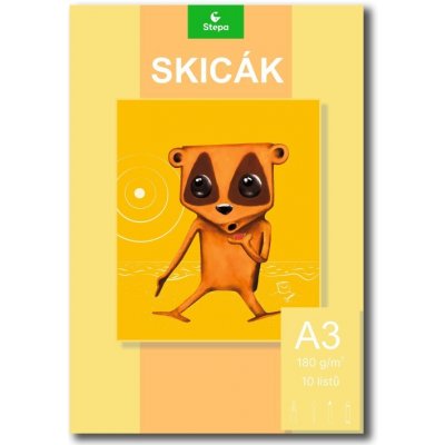Stepa Skicák A3 10 listů – Zboží Dáma