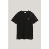 Pánské tričko s potiskem Gant Logo Script Pique Ss Tshirt black