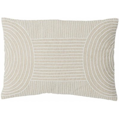 Bloomingville Polštář s výplní Chun béžová 50x35 – Zboží Dáma