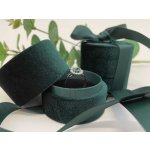 JK LTR-3/P/A19 Sametová krabička na šperky s mašlí – Zboží Dáma