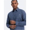 Pánská Košile Ombre Clothing pánská košile tmavě modrá