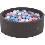 Divio suchý bazén 90x30 cm tmavě sivý + 300 míčků – Sleviste.cz