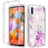 Pouzdro a kryt na mobilní telefon Samsung PROTEMIO 32038 DUAL ART odolný kryt Samsung Galaxy A11 / M11 ROSES