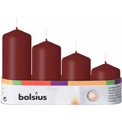 Bolsius Pillar Advent 48 mm 60/80/100/120 mm 4ks