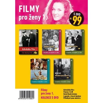Filmy pro ženy 1. - 5 pošetka DVD – Zbozi.Blesk.cz