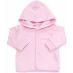 Kojenecká bavlněná mikinka s kapucí růžová – Sleviste.cz