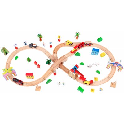Ecotoys vlak na baterie 78el – Zboží Dáma