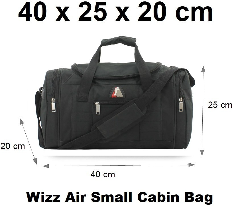 Wizz Air Small Cabin Bag kabinová taška RunAway black 40x25x20cm od 399 Kč  - Heureka.cz