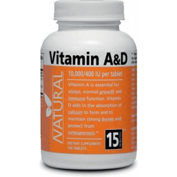 Natural US Vitamín A&D 10000/400 IU 100 tablet