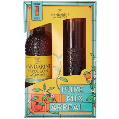 Mandarine Napoléon 38% 0,7 l (dárkové balení 1 sklenice) – Hledejceny.cz