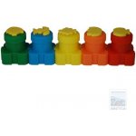 Barvy prstové 5ks s razítky Colorino – Zbozi.Blesk.cz