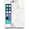 Pouzdro a kryt na mobilní telefon Apple Pouzdro Picasee silikonové Apple iPhone 5/5S/SE - White tile čiré