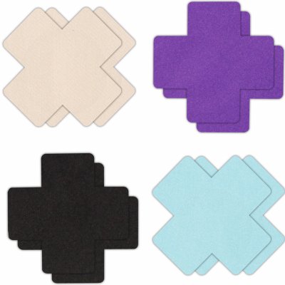 NS Novelties Pretty Pasties Cross I Assorted 4 Pairs – Zboží Dáma