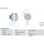 Generátor BOSCH 0 986 081 190 (0986081190) – Zbozi.Blesk.cz