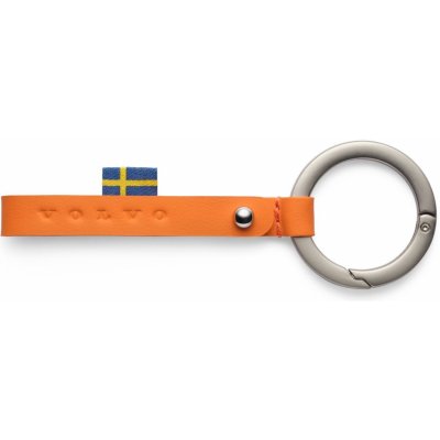 Moto Trika přívěsek na klíče s motivem Volvo Oranžová – Zboží Mobilmania