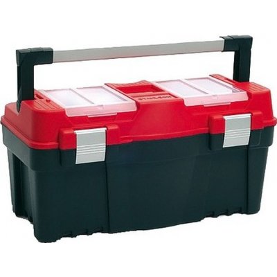 PROSPERPLAST APTOP Plastový kufr na nářadí červený, 598 x 286 x 327 mm N25APTOP