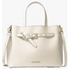 Kabelka Michael Kors EMILIA large pebbled leather satchel light cream dámská kabelka