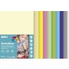 Papírová čtvrtka APLI barevný papír, A4, 170 g, mix pastelových barev - 50 ks