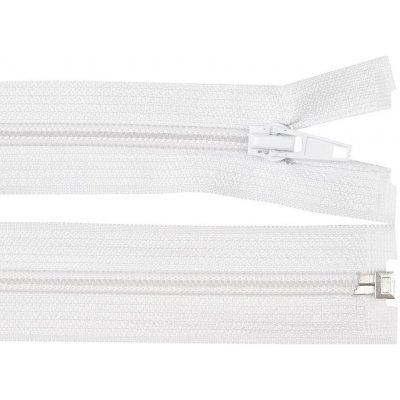 Spirálový zip No 5 délka 55 cm bundový POL, malé, 101 bílá – Hledejceny.cz