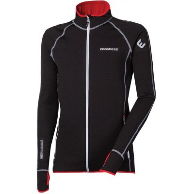 Progress Torez funkční sportovní mikina černá/červená – Zboží Mobilmania