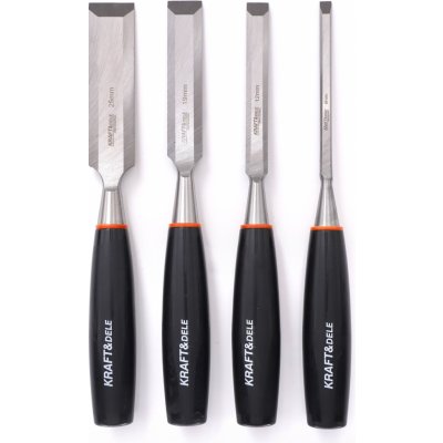 Sada truhlářských dlát 4ks 6, 12, 19, 25mm, Kraft&Dele KD11773 – Sleviste.cz