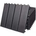 FurniGO WPC klasická 30 x 30cm antracit 11 ks – Hledejceny.cz