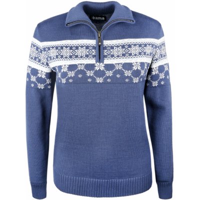 Kama Merino svetr 5007 107 - světle modrá – Zboží Dáma