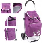 Nákupní taška na kolečkách MALAGA fialová – Zboží Dáma Nákupní taška na kolečkách MALAGA fialová – Zboží Dáma