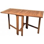 Zahradní skládací stůl DIVERO z teakového dřeva, P1593 – Zboží Mobilmania