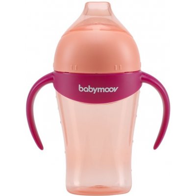 Babymoov nekapající hrníček s úchyty peach 180 ml – Hledejceny.cz