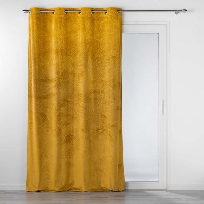 douceur d'intérieur Žlutý sametový závěs 140x240 cm Analia – douceur d'intérieur – Hledejceny.cz