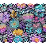 Takoy Elastická krajka 15 cm s potiskem fantasy flowers Lim – Sleviste.cz