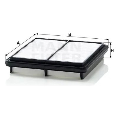 MANN FILTER Vzduchový filtr C 2229 – Hledejceny.cz