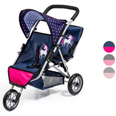 Bayer Design Dvojitý kočárek pro panenky »Duo«, se stříškou – Hledejceny.cz