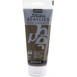 Pebeo akrylové barvy Studio Acrylics 100ml 064 přírodní hnědá