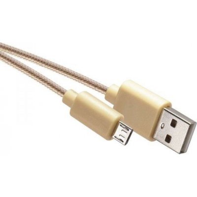 Emos USB kabel 2.0 A/M - micro B/M 1m zlatý – Zbozi.Blesk.cz