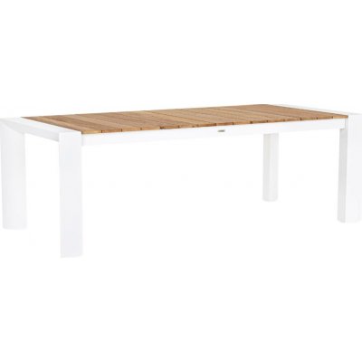 BIZZOTTO rozkládací zahradní stůl CAMERON 228/294x100 cm bílý 0663379 – Hledejceny.cz