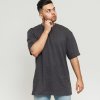 Pánské Tričko Urban Classics Tall Tee melange tmavě šedé