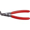 Kleště kulaté Knipex 49 41 A01 kleště na pojistné kroužky Vhodné pro (kleště na pojistné kroužky) vnější kroužky 3-10 mm Tvar hrotu zahnutý o 90°, rovný