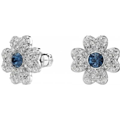 Swarovski Pozlacené náušnice Čtyřlístek s křišťály Symbolica 5734545 – Sleviste.cz