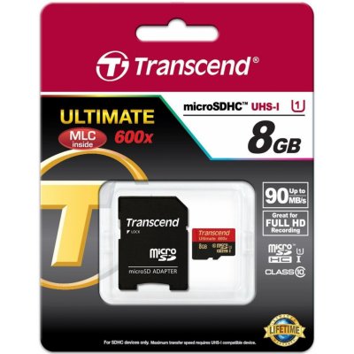 Transcend SDHC 8 GB UHS-I Ultimate TS8GSDHC10U1 – Zbozi.Blesk.cz