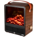 Neo Tools Elektrický krb 1500 W volně stojící topný krb s realistickým efektem plamene, 2 nastaveními teploty a ochranou proti přehřátí, ideální pro útulné obývací pokoje