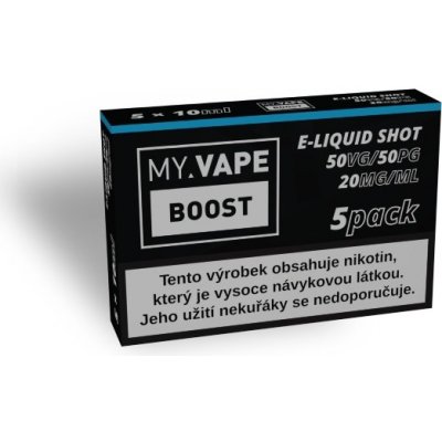 My Vape MTL Booster 50/50 20 mg 5 x 10 ml – Sleviste.cz