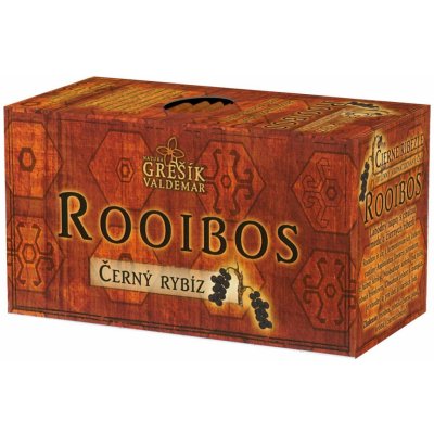 Grešík ROOIBOS černý rybíz 20 x 1,5 g – Zbozi.Blesk.cz